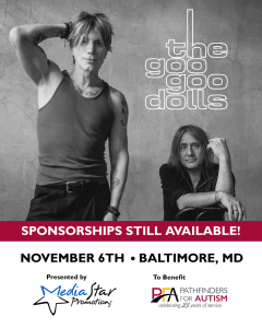 25th Anniversary Concert with The Goo Goo Dolls promotional graphic